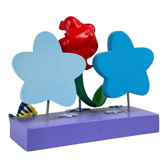 Disney Princess ARIEL PHOTO FRAME FIGURINE 5" Sebastian Lobster Flounder Fish - Picture 5 of 8